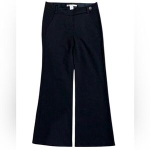 Diane von Furstenberg Navarro Wool Blend Mid-Rise Pants Sz 4